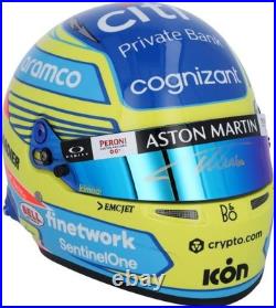 Fernando Alonso Aston Martin Autographed 12 Scale Formula 1 Mini Helmet BAS Fernando Alonso Aston Martin Autographed 12 Scale Formula 1 Mini Helmet BAS