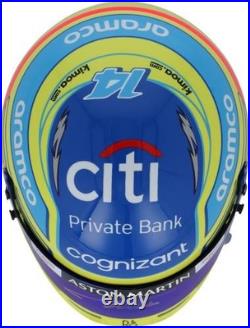 Fernando Alonso Aston Martin Autographed 12 Scale Formula 1 Mini Helmet BAS Fernando Alonso Aston Martin Autographed 12 Scale Formula 1 Mini Helmet BAS