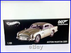 Fine Version Hot Wheels Aston Martin DB5 Car Model Scale 118 With Certificate