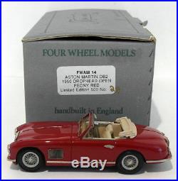 Four Wheel Models 1/43 Scale FWAM14 1950 Aston Martin DB2 D/Head Open Red