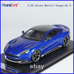 FrontiArt 118 Scale Aston Martin Vanquish S Blue Car Model Limited Collection