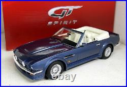 GT Spirit 1/18 Scale Aston Martin V8 Volante Met blue Resin sealed Model Car
