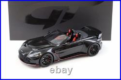 GT Spirit 2023 Aston Martin V12 Vantage Roadster Onyx Black Red Trim 118 GT923
