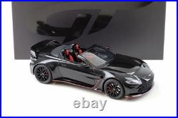 GT Spirit 2023 Aston Martin V12 Vantage Roadster Onyx Black Red Trim 118 GT923