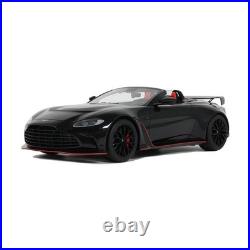 GT Spirit 2023 Aston Martin V12 Vantage Roadster Onyx Black Red Trim 118 GT923