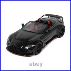 GT Spirit 2023 Aston Martin V12 Vantage Roadster Onyx Black Red Trim 118 GT923