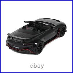 GT Spirit 2023 Aston Martin V12 Vantage Roadster Onyx Black Red Trim 118 GT923