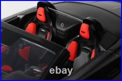 GT Spirit 2023 Aston Martin V12 Vantage Roadster Onyx Black Red Trim 118 GT923