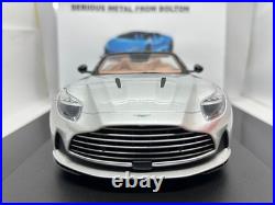 Gt Spirit Gt945 2023 Aston Martin Db12 Volante Silver L/e 118 Scale