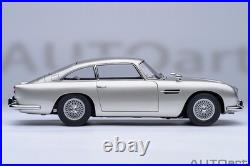 James Bond 007 AUTOART 1964 Aston Martin DB5 (Birch Silver) 118 Scale Brand New