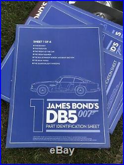 James Bond 007 Aston Martin Db5 18 Scale Build Goldfinger Job Lot/bundle