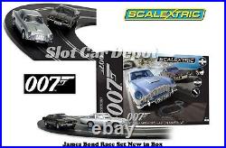 James Bond 007 Scalextric 132 Scale Slot Car Set with Aston Martin Cars C1447 James Bond 007 Scalextric 132 Scale Slot Car Set with Aston Martin Cars C1447