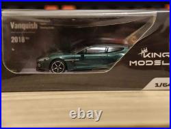 King Model Aston Martin Vanquish Zagato Green 1/64 Diecast
