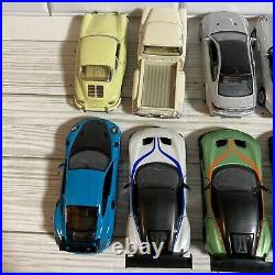 LOT of 12 KINSMART Diecast CARS SCALE 1/32 Porsche BMW Viper Aston Martin Toyota