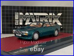 MATRIX Scale Models 1/43 Aston Martin V8 Zagato 1986 Green MX40108-102