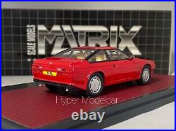 MATRIX Scale Models 1/43 Aston Martin V8 Zagato 1986 Red MX40108-101