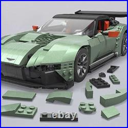 MEGA Hot Wheels Aston Martin Vulcan Block Set 986pcs 1/18 Scale + Diecast Car JP