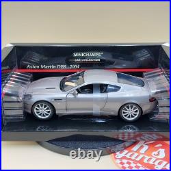 MINICHAMPS 1/18 Aston Martin DB9 2004 Silver Gray LH Drive 150137320 diecast