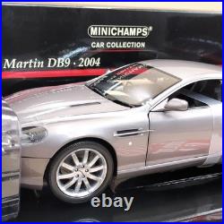 MINICHAMPS 1/18 Aston Martin DB9 2004 Silver Gray LH Drive 150137320 diecast