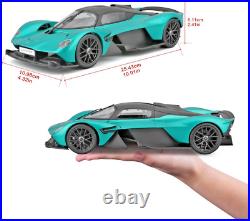 Maisto 118 Scale 2021 Aston Martin Valkyrie in Silver Diecast Model Car Maisto 118 Scale 2021 Aston Martin Valkyrie in Silver Diecast Model Car