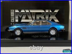Matrix Scale Models 1/43 Aston Martin Lagonda 1-series 1974 Blue With Mx40108-181