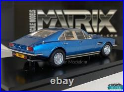 Matrix Scale Models 1/43 Aston Martin Lagonda 1-series 1974 Blue With Mx40108-181