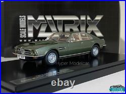 Matrix Scale Models 1/43 Aston Martin Lagonda 1-series 1974 Green With Mx40108-18