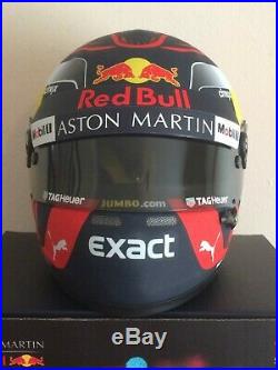Max Verstappen 2018 Aston Martin Red Bull F1 1/2 Scale Arai Helmet