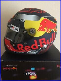 Max Verstappen Aston Martin Red Bull 2018 1/2 Scale Arai Helmet