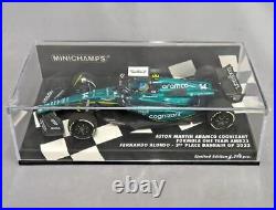 Minichamps 143 Scale Aston Martin Aramco Cognizant F1 AMR23 Alonso 2023