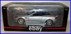 Minichamps 1/18 Scale 150 137332 Aston Martin DB9 Volante 2004 Silver