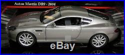 Minichamps 1/18 Scale Aston Martin DB9 2004 Silver diecast Model Car