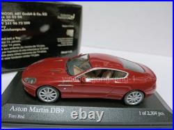 Minichamps 1/43 Aston Martin DB9 Red Metallic Diecast Model 2003