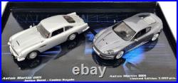 Minichamps 1/43 Aston Martin DBS + DB5 Casino Royale 007 Diecast Scale Model Car