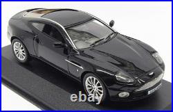 Minichamps 1/43 Scale 400 137221 Aston Martin V12 Vanquish Black