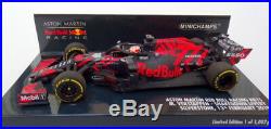 Minichamps 1/43 Scale 410 199933 F1 Aston Martin Red Bull Verstappen 2019