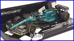 Minichamps 1/43 Scale 417 222205 F1 Aston Martin Last Race Abu Dhabi 2022 Vettel