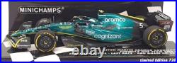 Minichamps 1/43 Scale 417 222205 F1 Aston Martin Last Race Abu Dhabi 2022 Vettel