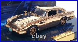 Minichamps 1/43 Scale 436 137261 Aston Martin DB5 James Bond 007 Gold Plated