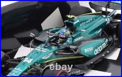 Minichamps Aston Martin AMR24 GP 2024 Fernando Alonso 1/43 Scale Minichamps Aston Martin AMR24 GP 2024 Fernando Alonso 1/43 Scale