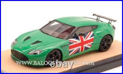 Model Car Scale 143 Tecnomodel Aston Martin V12 Zagato Wenglish Flag
