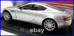Motormax 1/18 Scale Diecast 73174 Aston Martin DB9 Coupe Silver