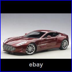 New AUTOart 118 Scale Aston Martin ONE77 Milan Red Diecast Car Model Collection