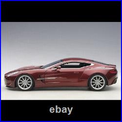 New AUTOart 118 Scale Aston Martin ONE77 Milan Red Diecast Car Model Collection