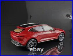 New Arrival Top Speed 118 Scale Aston Martin DBX Hyper Red Car Model With Case