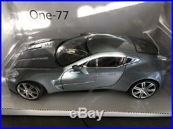 New Aston Martin One-77 Villa DEste Blue 118TH Scale 1/18 Metal Diecast Model