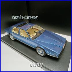 PMC 118 Aston Martin Lagonda 1986 Silver Blue Four Door Luxury Sedan Model