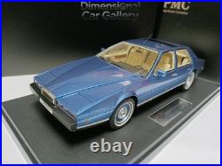 PMC 118 Aston Martin Lagonda 1986 Silver Blue Four Door Luxury Sedan Model