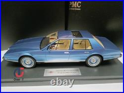 PMC 118 Aston Martin Lagonda 1986 Silver Blue Four Door Luxury Sedan Model