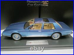 PMC 118 Aston Martin Lagonda 1986 Silver Blue Four Door Luxury Sedan Model